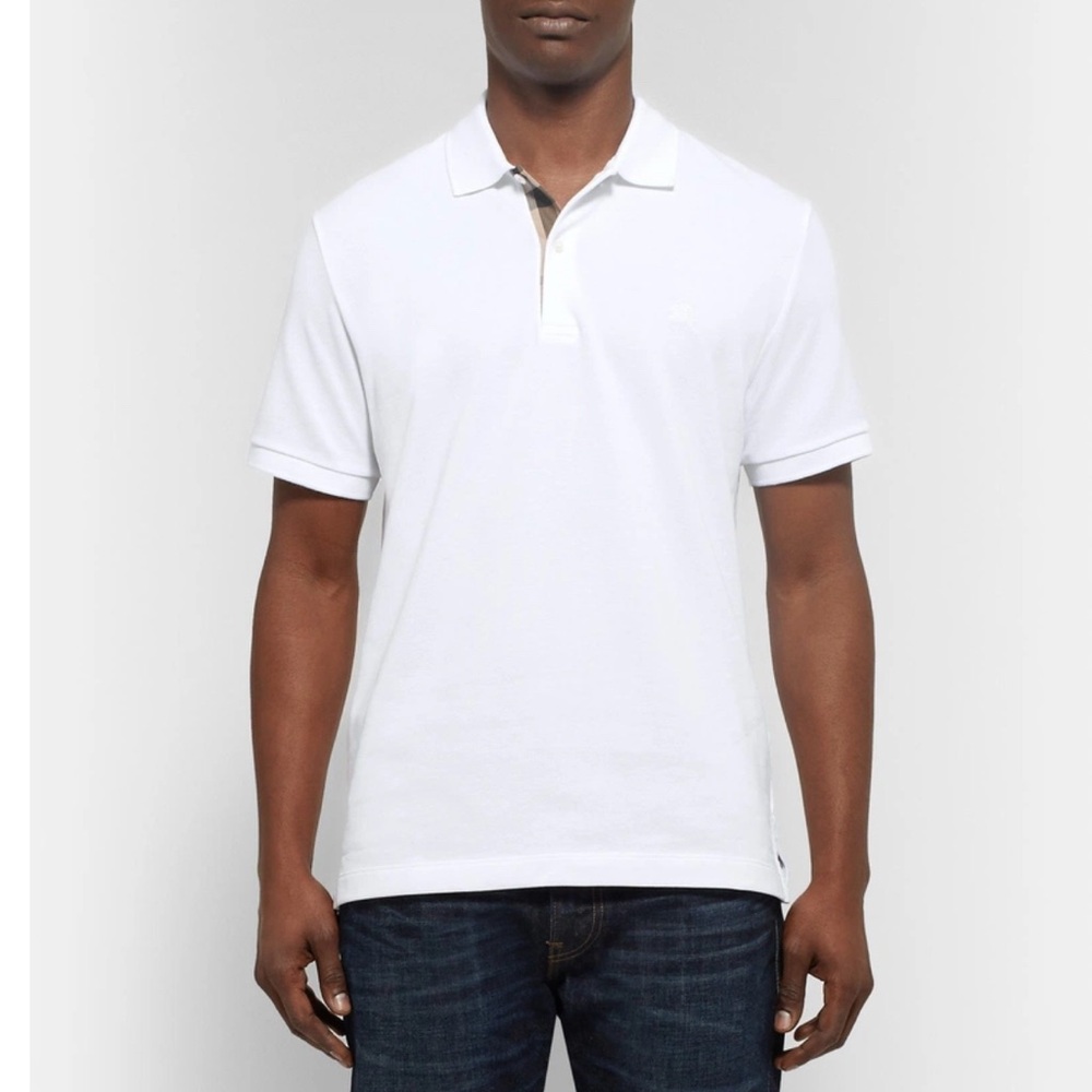 Burberry Cotton -Pique Polo